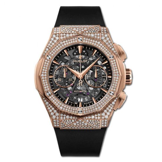 Copy Hublot Classic Fusion Aerofusion Chronograph Orlinski King Gold Pave - Click Image to Close