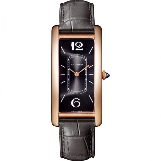 Copy Cartier Tank Cintree Mechanical with Manual Winding WGTA0025 Mens Watch - Click Image to Close