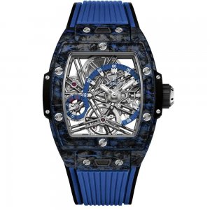 Copy Hublot Spirit Of Big Bang Tourbillon Carbon Blue