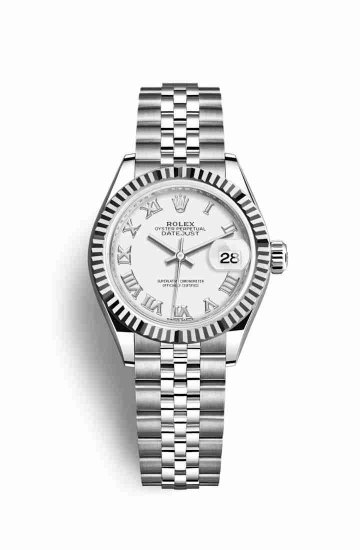 Swiss Replica Rolex Datejust 28 White gold 279174 White Dial Watch - Click Image to Close