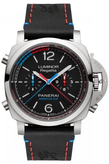 Swiss Replica Panerai Luminor 1950 Regatta ORACLE TEAM USA 3 Days Chrono Flyback Automatic Titanio 47mm PAM00726 Watch - Click Image to Close