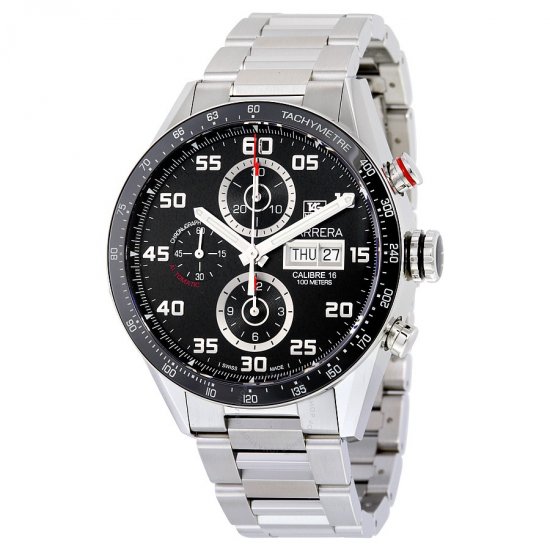 Swiss Replica TAG HEUER CARRERA Calibre 16 Day-Date Watch - Click Image to Close