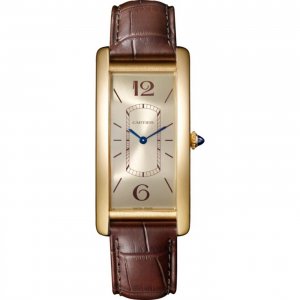 Copy Cartier Tank Cintree Mechanical with Manual Winding WGTA0026 Mens Watch