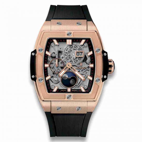 Swiss Replica Hublot Spirit Of Big Bang Moonphase King Gold 647.OX.1138.RX - Click Image to Close