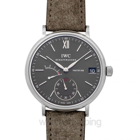 Copy IWC Portofino Hand-Wound Eight Days Manual-winding Grey Dial Men watch - Click Image to Close