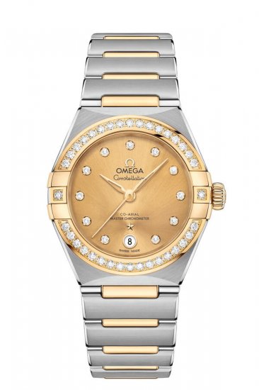 Fake OMEGA Constellation Steel yellow gold Anti-magnetic 131.25.29.20.58.001 Watch - Click Image to Close