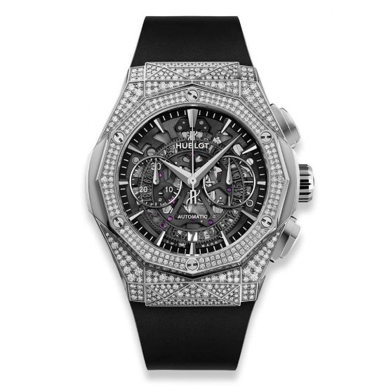 Copy Hublot Classic Fusion Aerofusion Chronograph Orlinski Titanium Pave - Click Image to Close