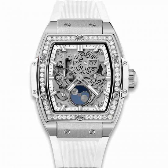 Swiss Replica Hublot Spirit Of Big Bang Moonphase Titanium White Diamonds 42mm 647.NE.2070.RW.1204 - Click Image to Close