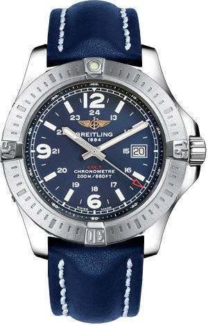 Fake Breitling Colt Quartz Mariner Blue / Calf / Pin (A7438811/C907/105X/A20BA.1) Watch