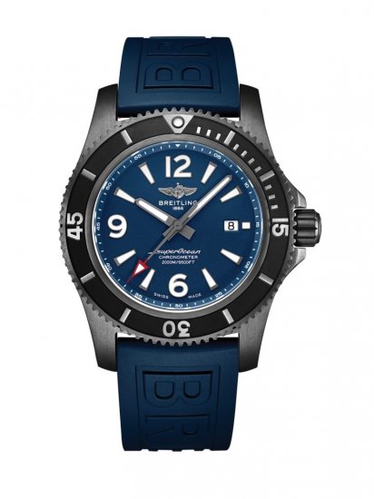 Fake Breitling Superocean Automatic 46 Black Steel Blue M17368D71C1S1 Watch - Click Image to Close