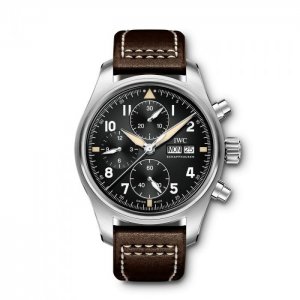 Copy IWC Pilots Stainless Steel Black Automatic IW387903