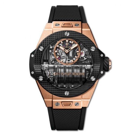 Copy Hublot Big Bang MP-11 Power Reserve 14 Days King Gold 3D Carbon - Click Image to Close