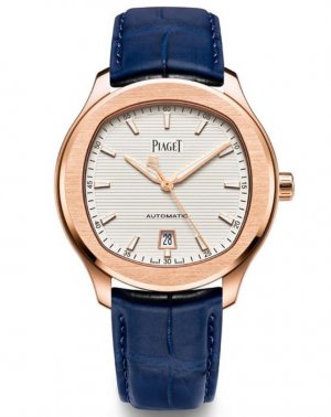 Fake Piaget Polo S Automatic White Dial Men's 18kt Rose Gold Watch