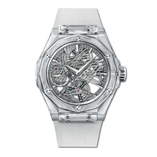 Copy Hublot Classic Fusion Tourbillon Power Reserve 5 days Orlinski Sapphire - Click Image to Close