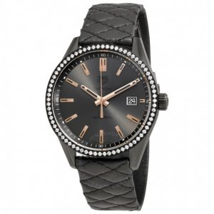 Swiss Replica Tag Heuer Carrera Anthracite Dial Ladies Watch