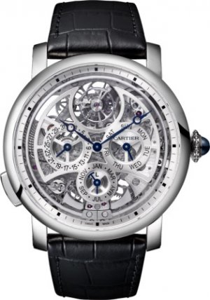 Rotonde de Cartier Grande Complication skeleton watch