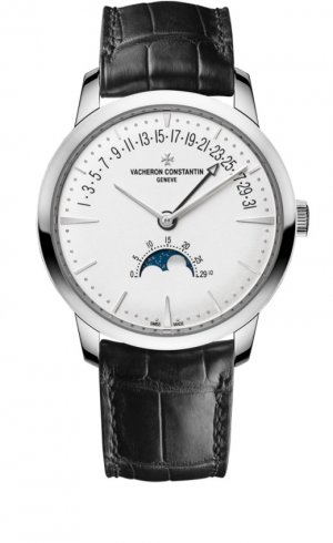 Swiss Replica Vacheron Constantin Patrimony moon phase and retrograde date 4010U/000G-B330 Watch