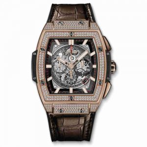 Swiss Replica Hublot Spirit Of Big Bang King Gold Pave 601.OX.0183.LR.1704