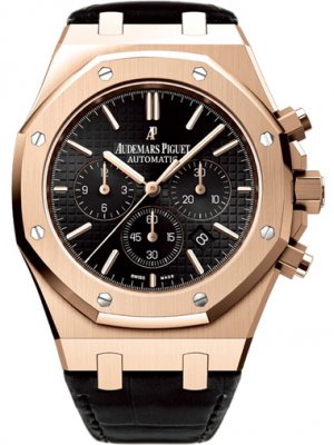 Audemars Piguet Royal Oak Chrono Rose Gold Black 26320OR.OO.D002