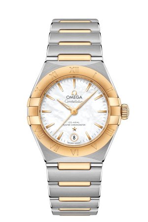 Fake OMEGA Constellation Steel yellow gold Anti-magnetic 131.20.29.20.05.002 Watch