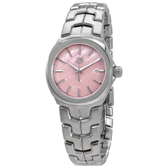 Swiss Replica Tag Heuer Link Pink Mother of Pearl Dial Ladies Watch - Click Image to Close