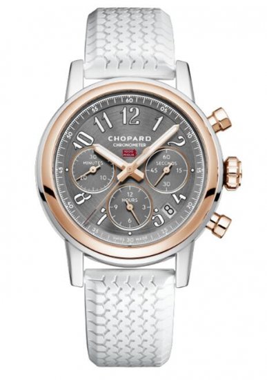 Copy Chopard Mille Miglia Classic Chronograph Stainless Steel 18K Rose Gold 168588-6001 - Click Image to Close