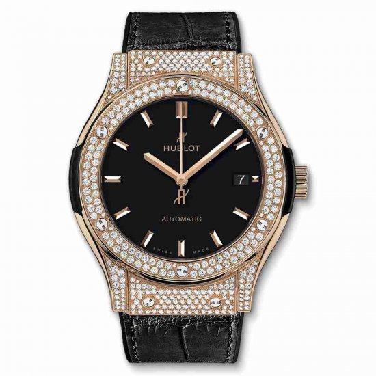 Swiss Replica Hublot Classic Fusion King Gold Pavé 45mm 511.OX.1181.LR.1704 - Click Image to Close