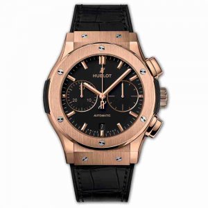 Swiss Replica Hublot Chronograph King Gold Classic Fusiones 521.OX.1181.LR