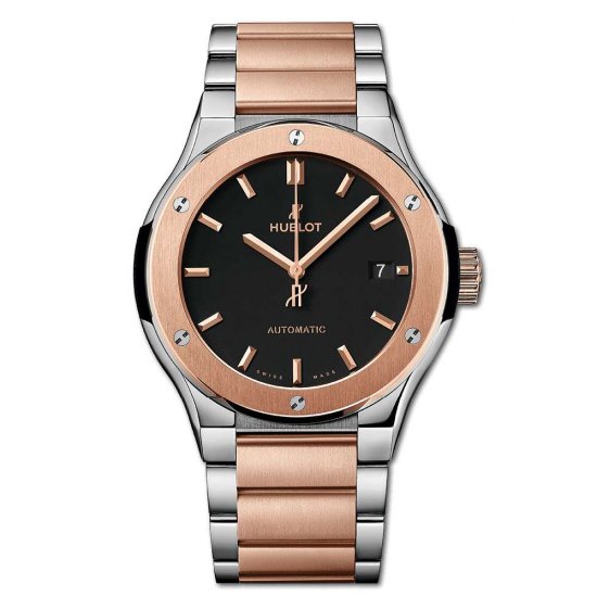 Copy Hublot Classic Fusion Titanium King Gold Bracelet - Click Image to Close