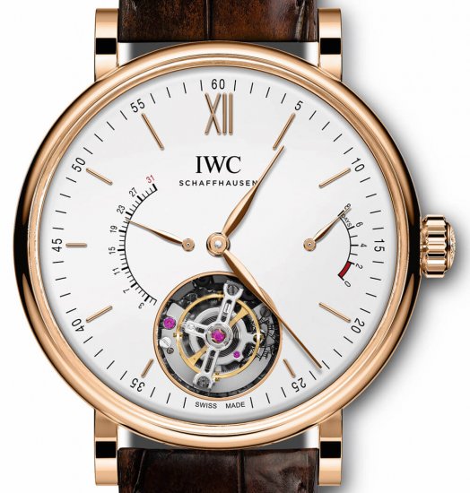 Swiss Replica IWC Portofino Hand-Wound Tourbillon Retrograde IW516501 Watch - Click Image to Close