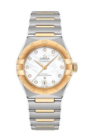 Fake OMEGA Constellation Steel yellow gold Anti-magnetic 131.20.29.20.55.002 Watch