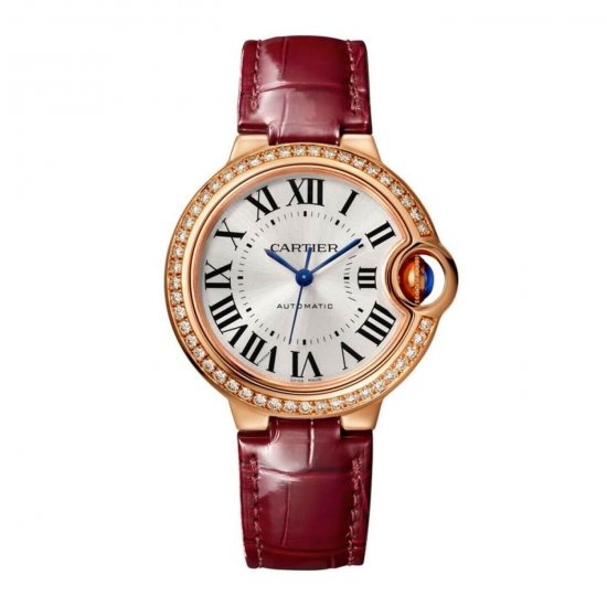 Copy Cartier Ballon Bleu 33mm Automatic Self Wind WJBB0033 Womens Watch - Click Image to Close