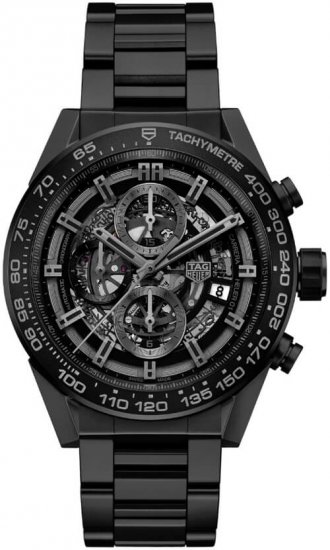 Swiss Replica Tag Heuer Carrera Automatic Chronograph Mens Watch - Click Image to Close