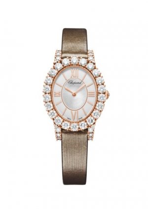 Copy Chopard L'Heure Du Diamant Hand Wind White Dial Unisex Watch