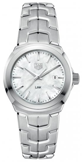 Swiss Replica Tag Heuer Link Mother of Pearl Dial Ladies Watch - Click Image to Close