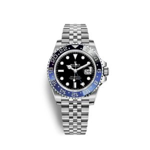 Fake Rolex GMT-Master II Oystersteel M126710BLNR-0002 Black Dial Watch