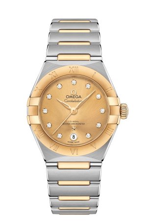 Fake OMEGA Constellation Steel yellow gold Anti-magnetic 131.20.29.20.58.001 Watch