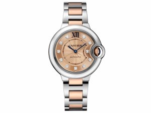 Cartier Ballon Bleu De Cartier 18Kt Pink Gold Dial Ladies replic