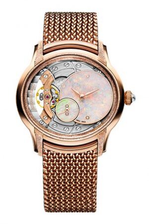 Swiss Replica Audemars Piguet Frosted Millenary Gold Opal Dial Rose Gold 77244OR.GG.1272OR.01