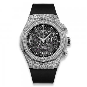 Copy Hublot Classic Fusion Aerofusion Chronograph Orlinski Titanium Pave