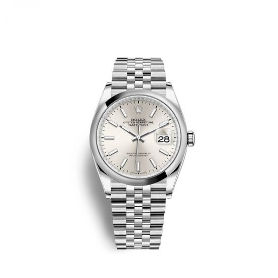 Fake Rolex Datejust 36 Oystersteel M126200-0001 Silver Dial Watch - Click Image to Close