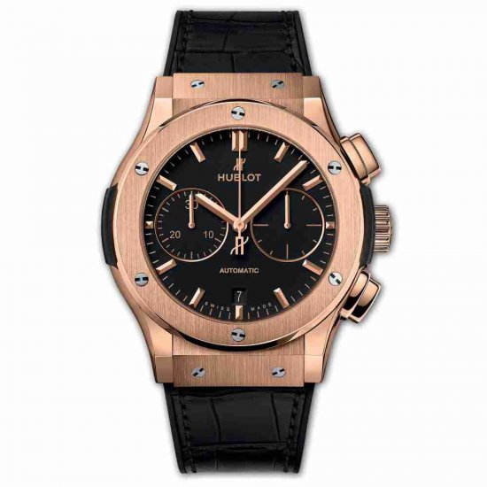 Swiss Replica Hublot Chronograph King Gold Classic Fusiones 521.OX.1181.LR - Click Image to Close