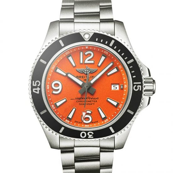 Fake Breitling Superocean II 42 Steel Orange A17366D71O1A1 Watch - Click Image to Close