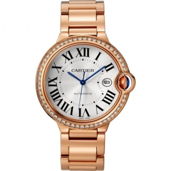 Copy Cartier Ballon Bleu Automatic Self Wind WJBB0038 Womens Watch - Click Image to Close