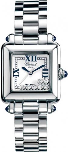 Chopard Happy Sport Classic Square 7 Floating Diamonds Ladies Wa