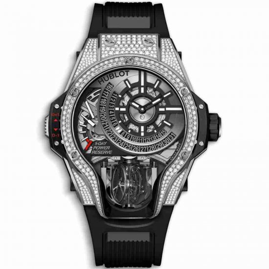 Swiss Replica Hublot MP-09 Tourbillon Bi-Axis Titanium Pavé 909.NX.1120.RX.1704 - Click Image to Close