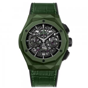 Copy Hublot Classic Fusion Aerofusion Chronograph Orlinski Green Ceramic