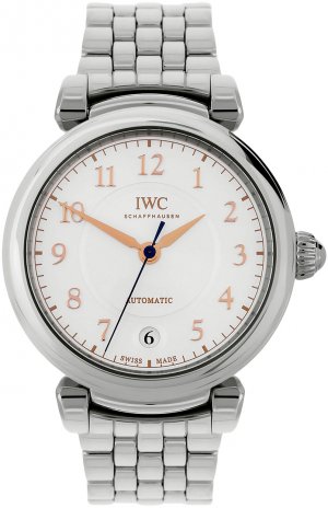 Swiss Replica IWC Da Vinci Silver Dial Automatic Mens Steel IW458307 Watch