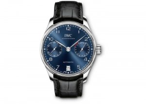 Swiss Replica IWC Portugieser Chronograph Automatic Blue Dial Mens IW500710 Watch