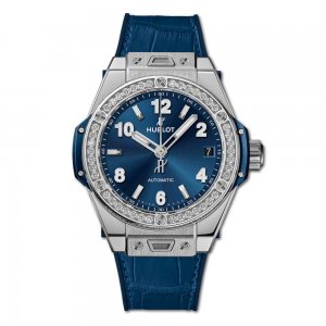 Copy Hublot Big Bang One Click Steel Blue Diamonds